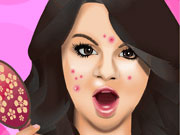Selena Gomez tratament de acnee