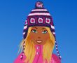 Barbie la ski